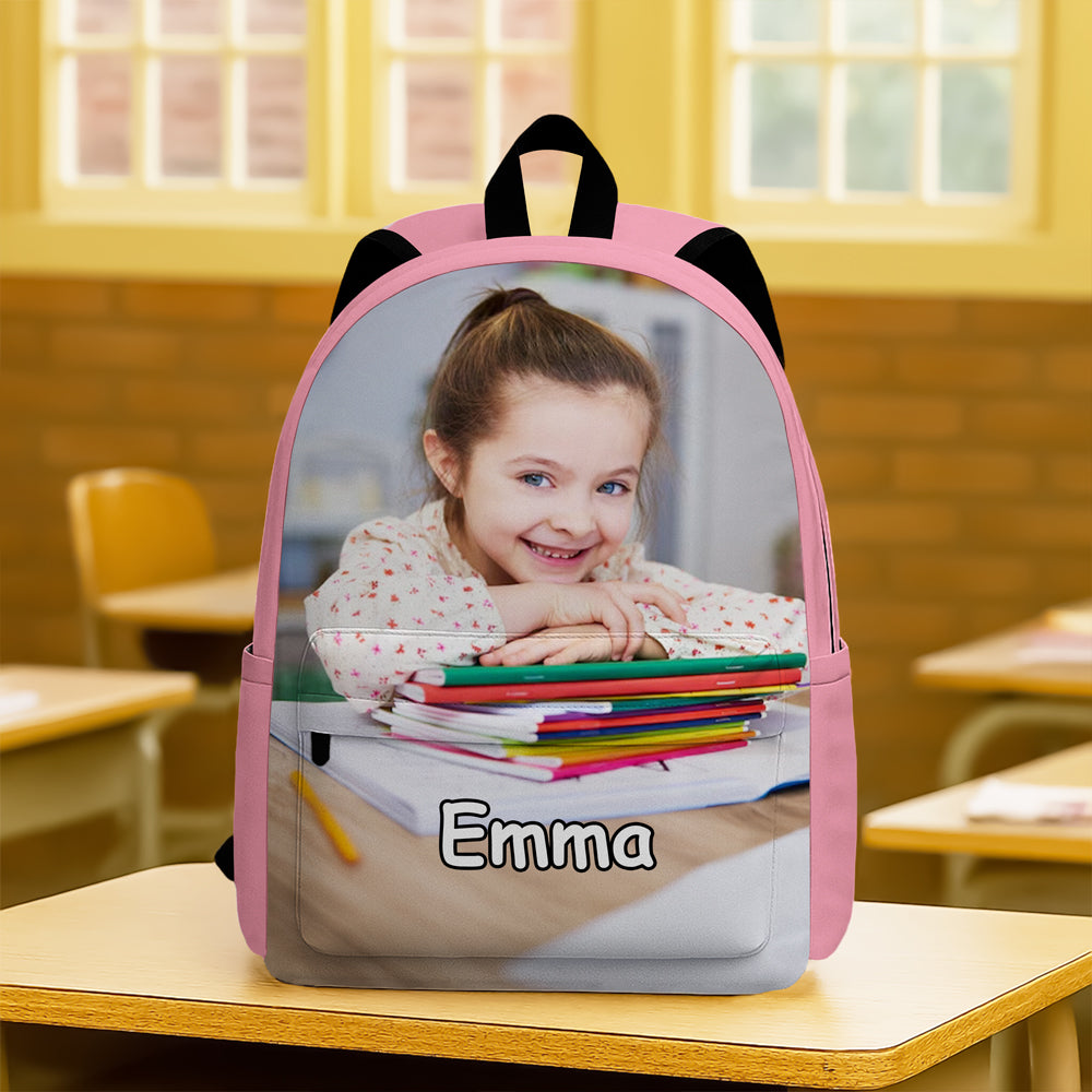 Custom Kid Photo Personalized Backpack Back To School Gift CH07 896186