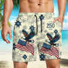USA 250 Anniversary Eagle 1776-2026 Beach Short HA75 920182