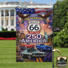 Celebrate 100 Years of Road Route 66 and America 250th Anniversary Custom Car Photo Garden Flag HA75 920312