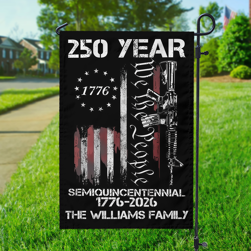 250 Years America Semiquincentennial Personalized Garden Flag HA75 898880