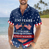 Custom Name USA 250 Years Semiquincentennial 1776-2026 Hawaii Shirt LM32 899543