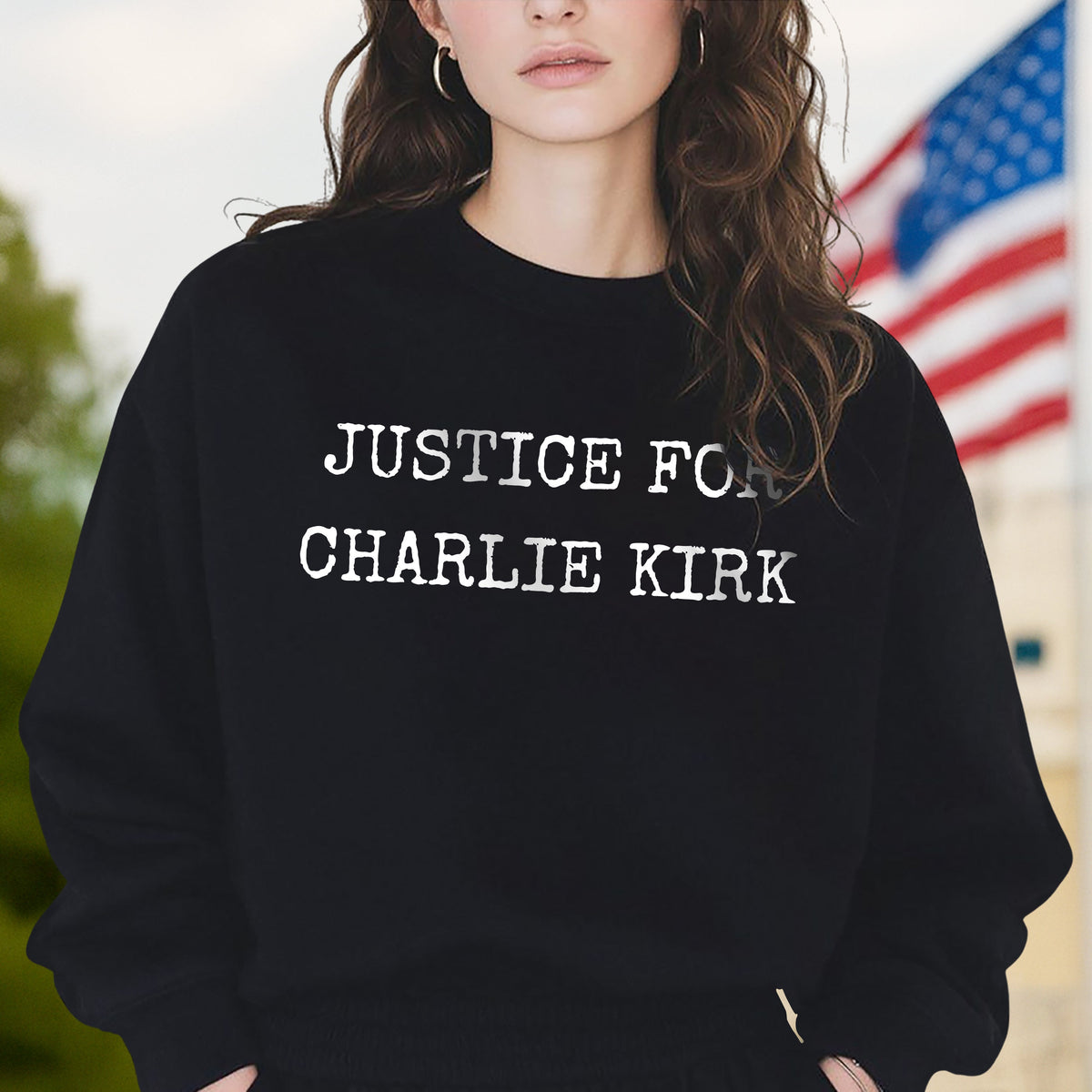 Justice For Charlie Kirk Dark Shirt HO82 65762