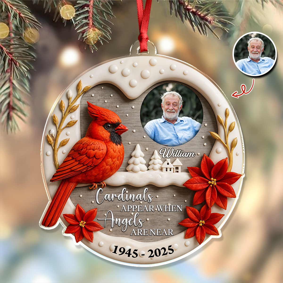 I'm Always With You - Personalized Acrylic Ornament LM32 895373