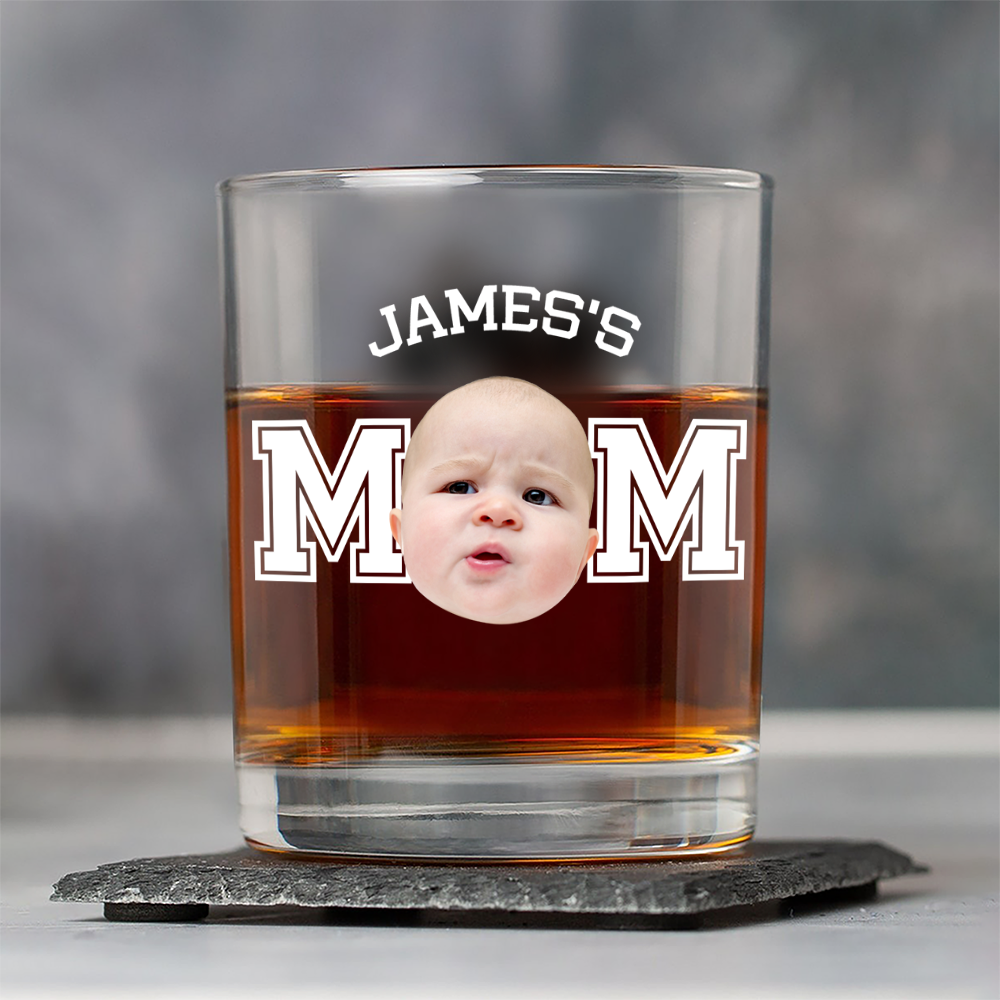 Custom Photo Kid - Kid's Dad, Mom Whiskey Glass HA75 892458