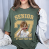 Senior 2027 My Last First Day Custom Photo Comfort Shirt CH07 180308