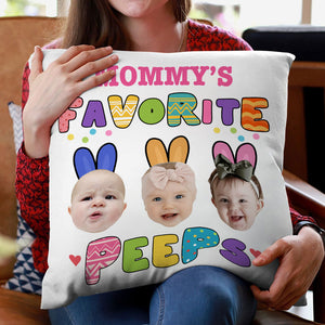 Custom Photo Favorite Peep For Easter Day Pillow TH10 892445