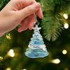 Custom Name Sea Glass Christmas Tree Acrylic Ornament – Personalized Coastal Christmas Decoration, Family Holiday Gift TH10 170673
