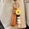 Custom Name with Floral Beaded Keyring Girls, Flower Girl Gift, Christmas Gift, Birthday Gift LM32 669897