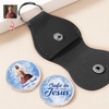 Custom Photo Safe In The Arms Of Jesus Memorial Pocket Hug HA75 898124