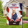 Custom Dog Cat Photo 250 Years Of Freedom 1776 2026 Patriotic American Garden Flag HO82 901304