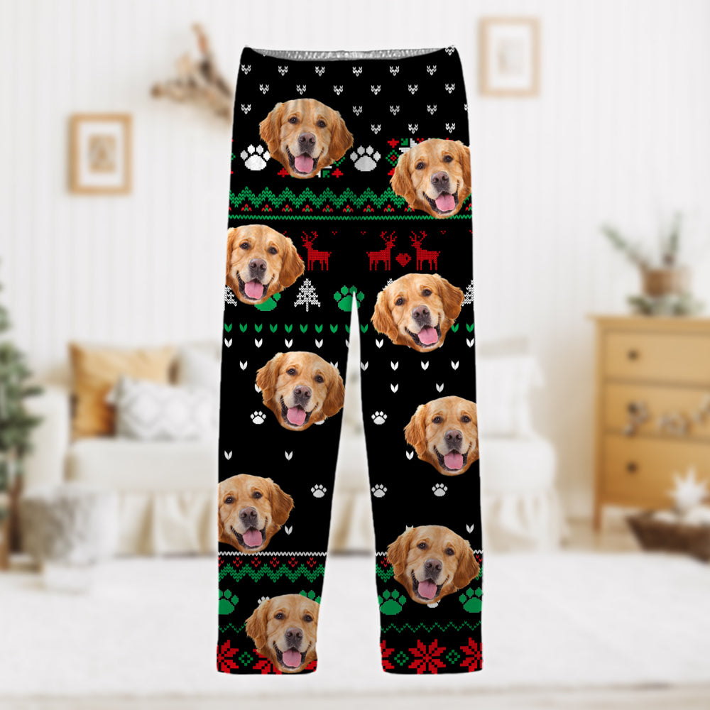 Custom Dog Photo Merry Christmas Ya Filthy Animal Pajamas TH10 894289