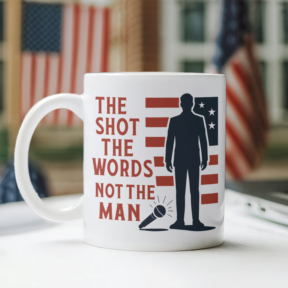 Pray For Charlie Kirk Liberty And Human Rights White Mug HO82 65752