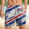 Custom Name US 250 Years Semiquincentennial 1776-2026 Beach Shorts HO82 901870