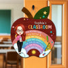 Teacher's Classroom Personalized DoorSign Gift For Teacher, Back To School HA75 892628