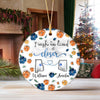 Distance Means So Little When Someone Means So Much  - Personalized 3D Effect Ceramic Ornament LM32 895355