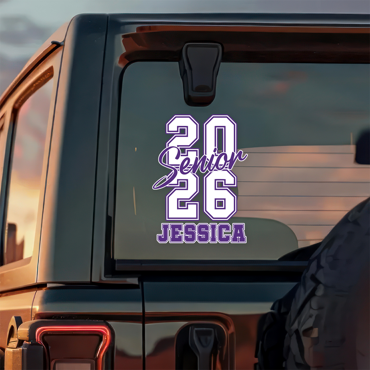 Custom Name Graduation Celebration 2026 Car Window Decal Sticker TH10 898495