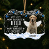 Custom Photo Pet Memorial Angel Acrylic Ornament Christmas Keepsake Gift CH07 180366