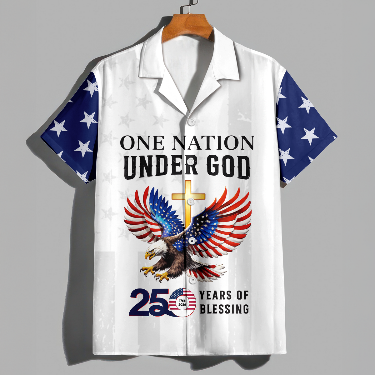Personalized One Nation Under God America 250th 1776-2026 Hawaii Shirt LM32 899609