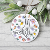 You Hold Hands Also Our Hearts Personalized 3D Inflated Effect Ceramic Ornament HA75 897818