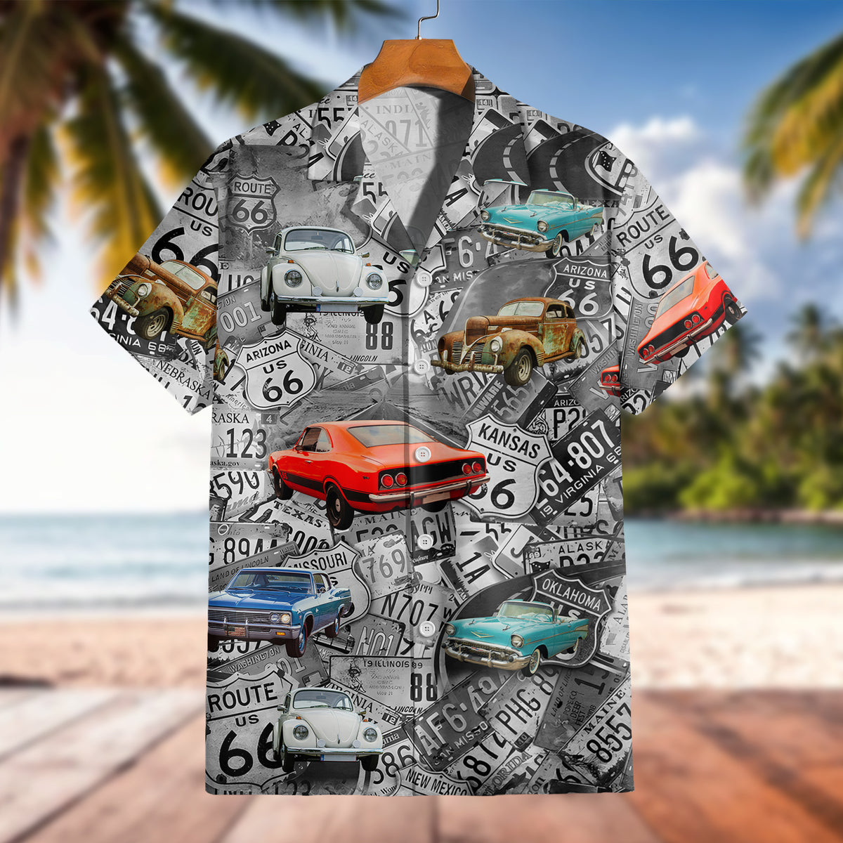 Custom Car Photo High Quality Unisex Hawaiian Shirt HO82 894432