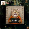Custom Pet Mugshot Photo Acrylic Ornament Funny Dog Cat Lover Christmas Gift HO82 903318