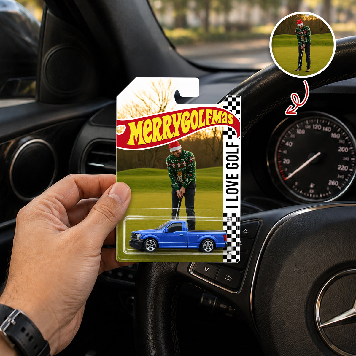Personalized Golf Wheels Packaging for Golf Lovers, Xmas Custom Collector Gift HO82 903184