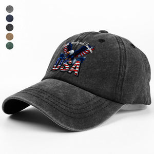 Faith, Family & Freedom America 250 Years Washed Denim Baseball Cap LM32 897353