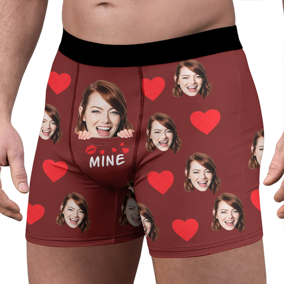 Custom Funny Photo Men's Boxer Briefs Gift For Boyfriend, Husband HO82 900810