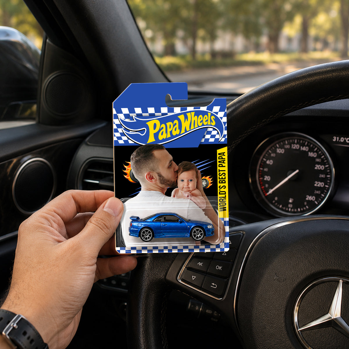 Custom Photo World's Best Dad Wheels Gift For Father’s Day CH07 911698