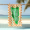 Personalized University And Name Pennant Beach Towel – Graduation Gift TH10 169733