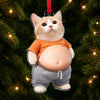 Custom Photo Squishy Acrylic Ornament – Personalized Birthday Gifts For Dog Cat Lovers, Dog Dad And Mom, Cat Owners - Professional Comedian In Fur HO82 903348