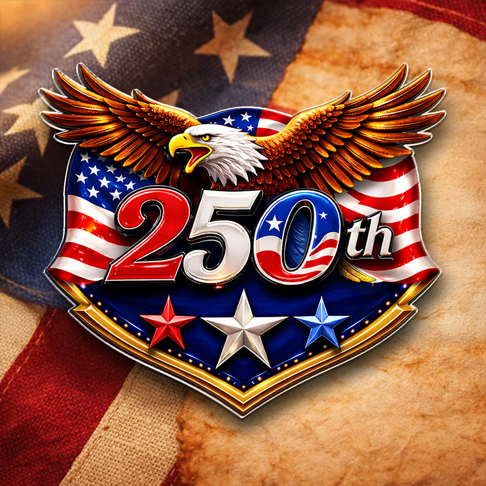 250 Years Eagle Acrylic Pin - USA 1776–2026 Anniversary Patriotic Gift CH07 911068