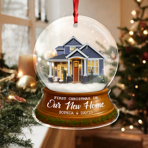 Custom New Home Photo Acrylic Ornament Housewarming Gift For Family CH07 899934