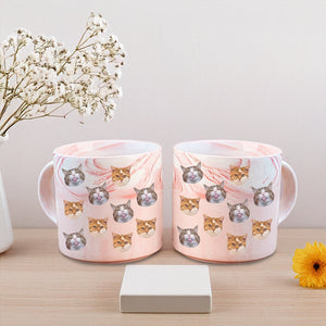 Custom Portrait Photo For Dog Cat Lover Marble Mug TH10 892511