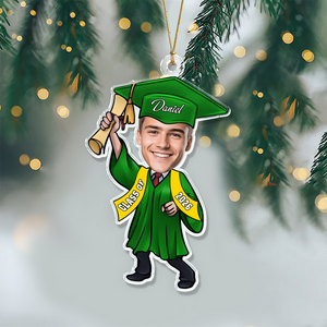 Custom Photo Graduate Personalized Graduation Acrylic Ornament HA75 892708