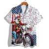 Personalized Name Eagle US Flag Hawaii Shirt HA75 920892