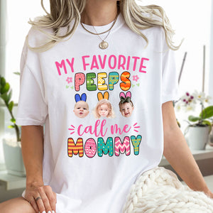 Custom Photo My Favorite People Call Me Grandma For Easter Day Shirt HA75 891946