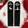 Personalized Funny Adult Not Sleeping Couple Crew Socks, Gift For Husband & Boyfriend HO82 903534