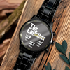 The CatFather For Cat Lovers Personalized Dad Men's Wrist Watch LM32 893523