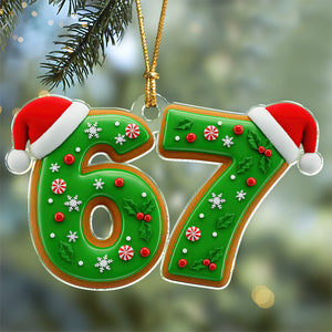 Six Seven Gen Alpha Humor Acrylic Ornament HO82 900506