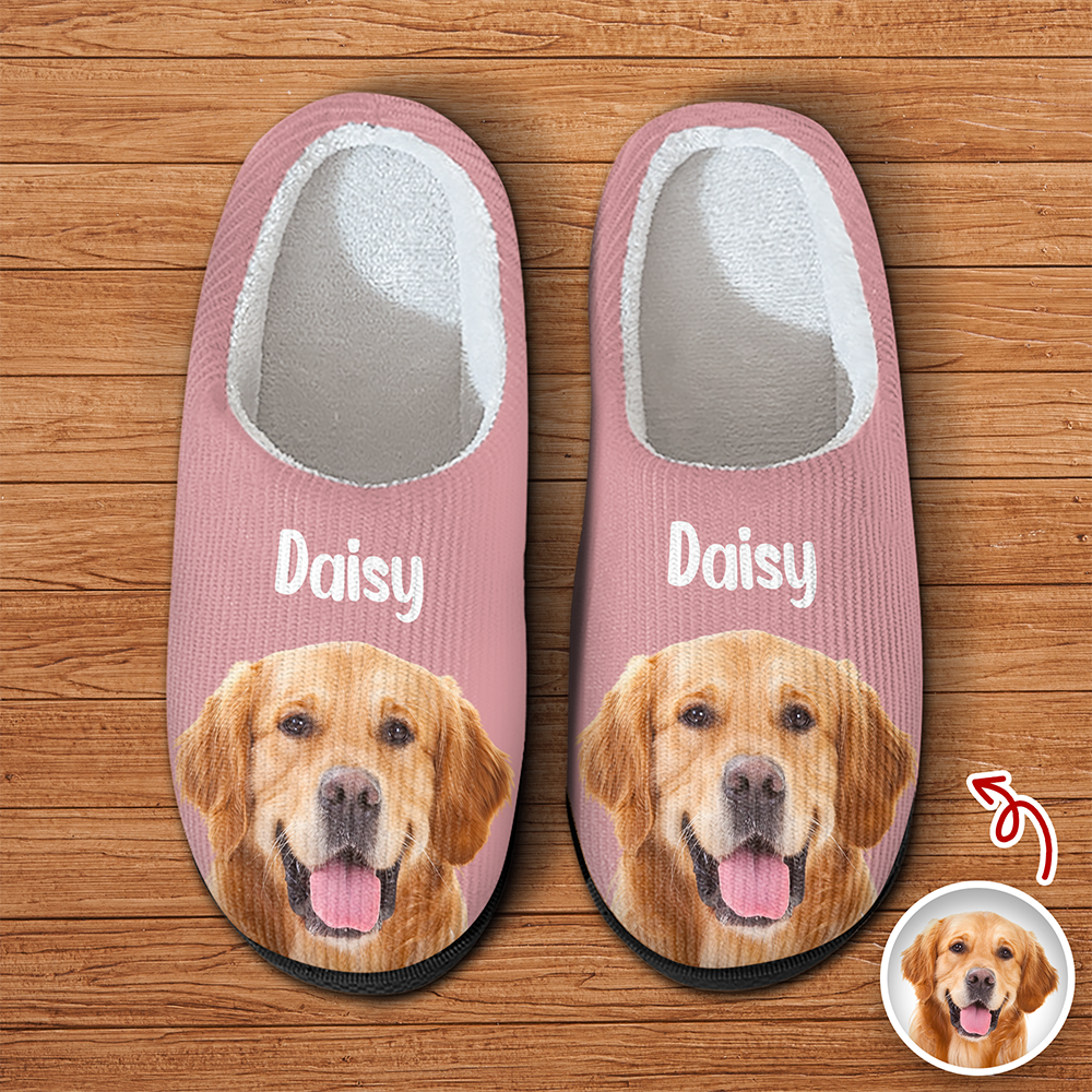 Custom Photo Dog Cat Pet Slippers Gift For Pet Owner HA75 892996
