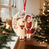 Custom Photo Moon Of Love Family Acrylic Ornament, Gift From Niece For Grandma HO82 900560