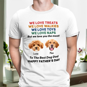 Custom Photo Love You The Most Version 2 - Personalized Bright Shirt HO82 894080