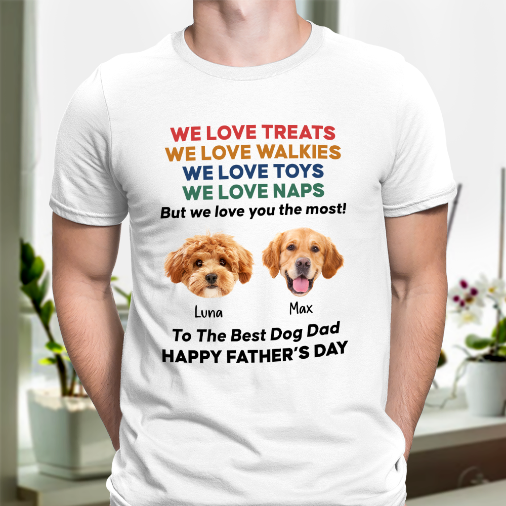 Custom Photo Love You The Most Version 2 - Personalized Bright Shirt HO82 894080