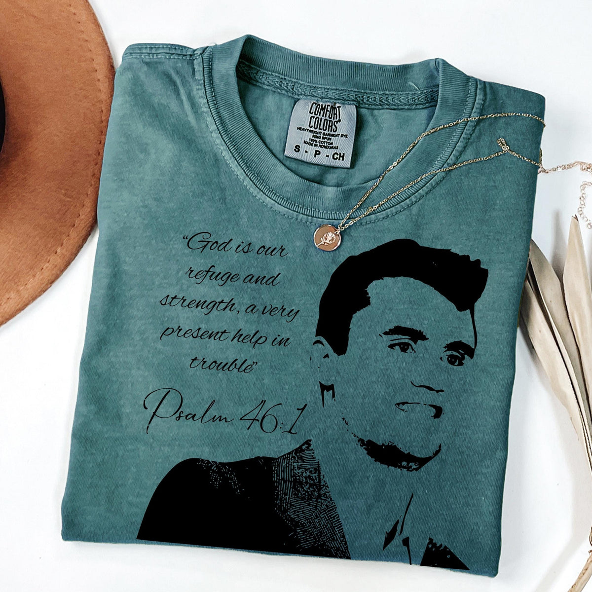 Charlie Kirk - God Is Our Refuge Verse Memorial Bright Shirt LM32 65419