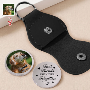 Custom Photo Best Friends Are Never Forgotten Memorial Pocket Hug HA75 897982