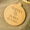Custom Wedding Cookie Stamp, Personalized Name & Date Cookie Embosser, Wedding Favor Baking Stamp, Bridal Shower Gift CH07 911960