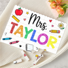 Custom Teacher Name Building Block Plaque Back to School Classroom Decor TH10 170281