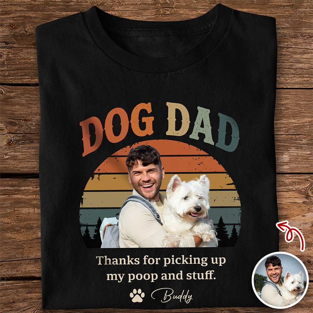 Custom Dog Dad Vintage Dark Shirt For Dog Lovers CH07 911440