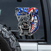 250 Years of Freedom America Fishing - Patriotic Bass Fisherman Car Window Decal Sticker LM32 899165